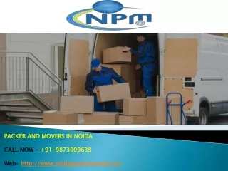 Household shifting in Noida is possible through best Movers Packers Company