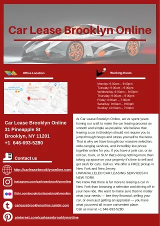 Car Lease Brooklyn Online