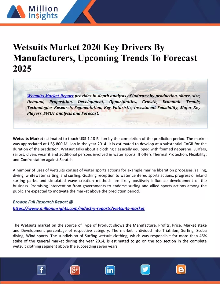 wetsuits market 2020 key drivers by manufacturers