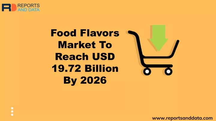 food flavors market to reach usd 19 72 billion