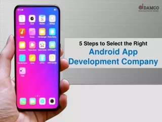 5 steps to select the right android