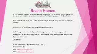 beach homes
