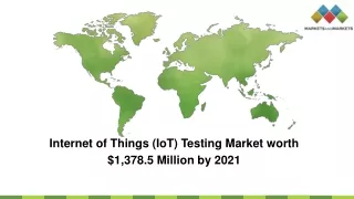 internet of things iot testing market worth
