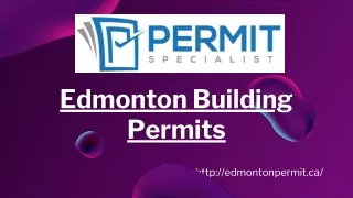 Best Building Permit in Edmonton- Edmonton Permit