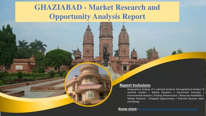 ghaziabad market research and opportunity