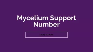 Mycelium Support Number【**1(810) 355-4365**】