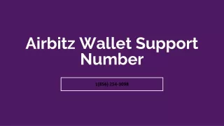 Airbitz Wallet Support Number【**1(856) 254-3098**】