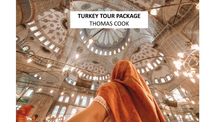 turkey tour package thomas cook