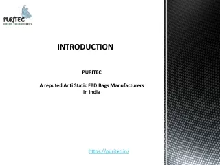 Anti Static FBD Bag | Anti Static FBD Bags Manufacturers | Puritec
