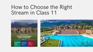 How to Choose the Right Stream in Class 11