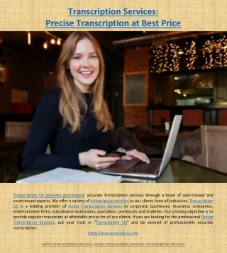 transcription services precise transcription
