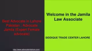 Get Best Advocate in Pakistan To Solve Your Legal Issue (2020)