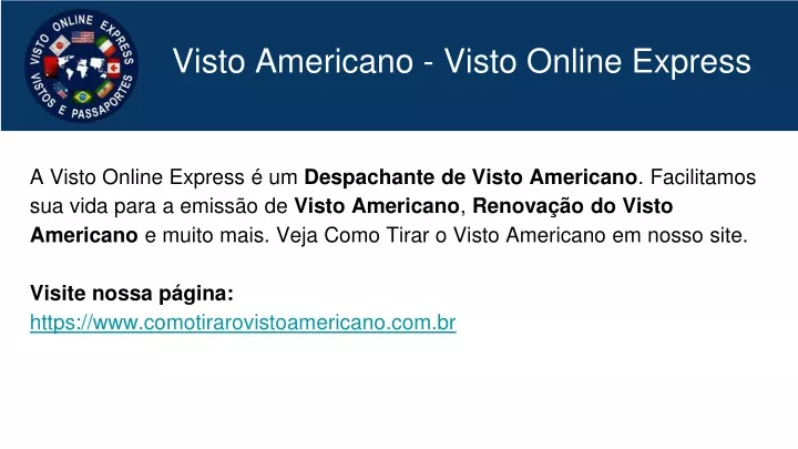 visto americano visto online express