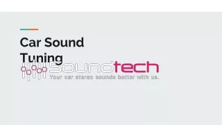 Car Sound Tuning - Soundtech