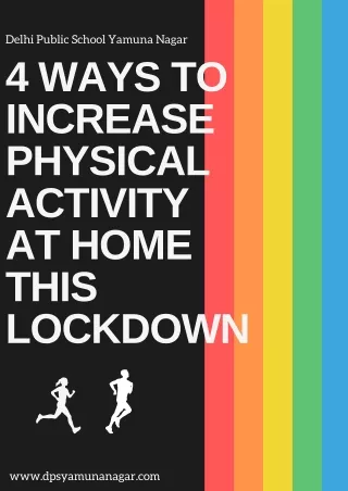 4 ways to increase physical activity at home this Lockdown