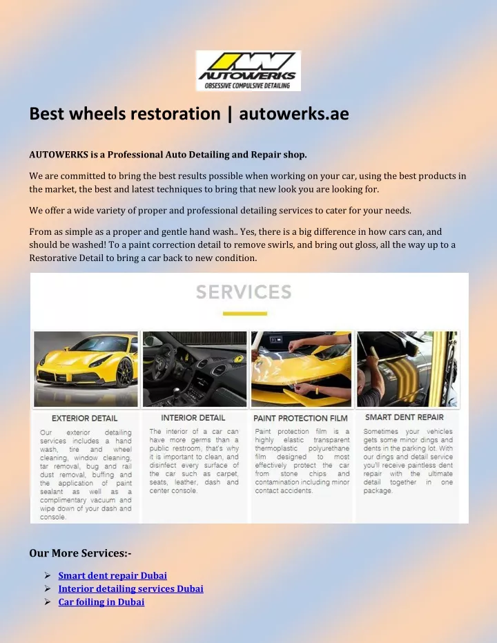 best wheels restoration autowerks ae autowerks