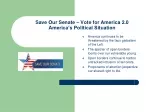 Save Our Senate – Vote for Trump