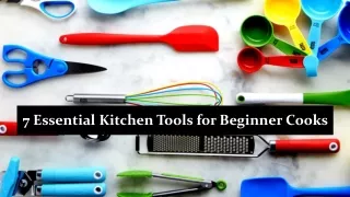 PPT - Essential Kitchen Tools And Utensils PowerPoint Presentation ...