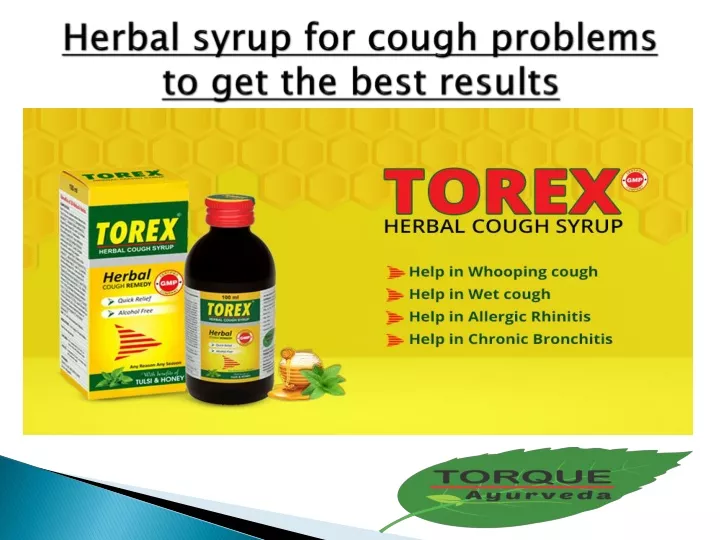 herbal syrup for cough problems to get the best results