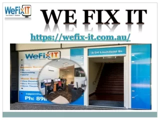 Find the top-notch managed IT services Darwin with We Fix IT!!