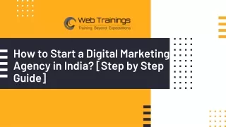 How to Start a Digital Marketing Agency in India? [Step by Step Guide]