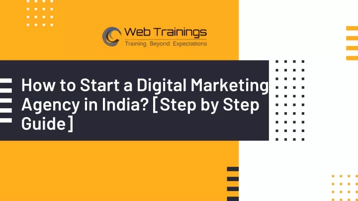 how to start a digital marketing agency in india step by step guide