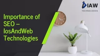 Importance of SEO – IosAndWeb Technologies