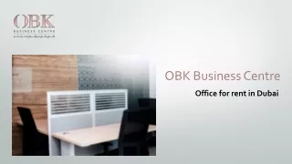 Elegant Office for Rent in Dubai, UAE