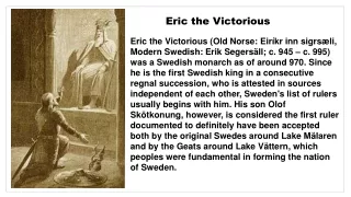 eric the victorious