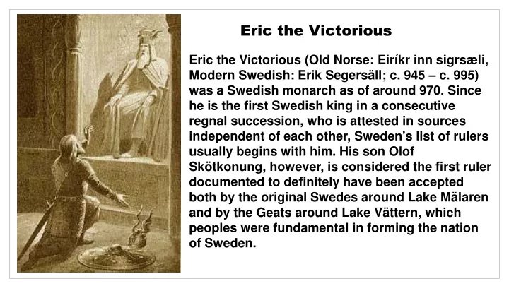 eric the victorious