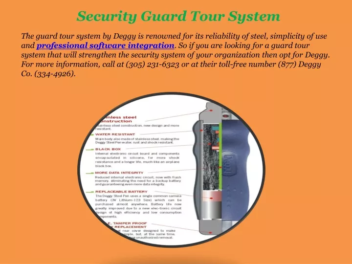 security guard tour system