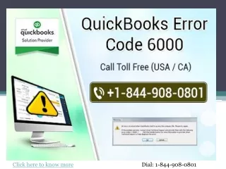 QuickBooks error code 6000