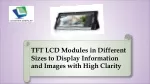 TFT LCD modules