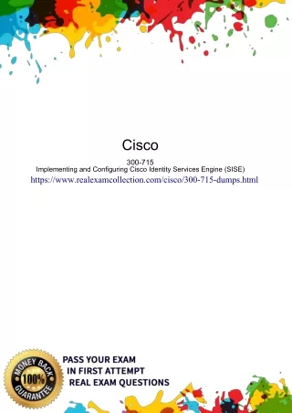 Updated Cisco 300-715 Exam Dumps - 300-715 Question Answers
