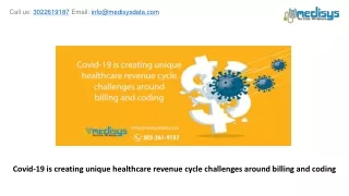 covid 19 is creating unique healthcare revenue cycle challenges around billing and coding