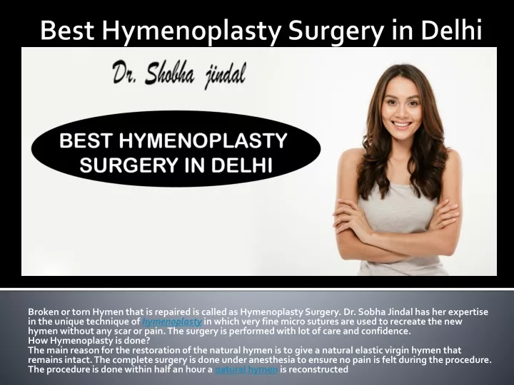 best hymenoplasty surgery in delhi