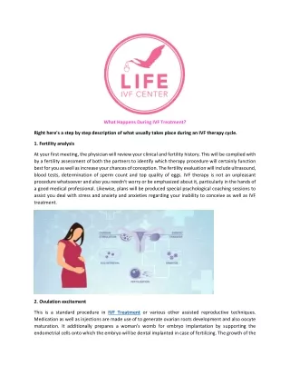 PPT - What Happens During IVF Treatment PowerPoint Presentation, Free ...