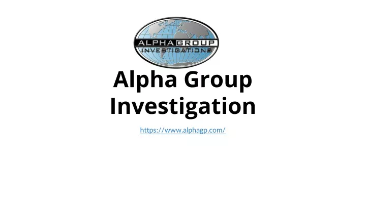 alpha group investigation
