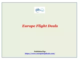 Europe Flight Deals