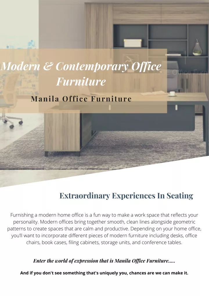 modern contemporary office furniture