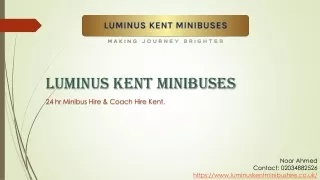 Minibus hire kent