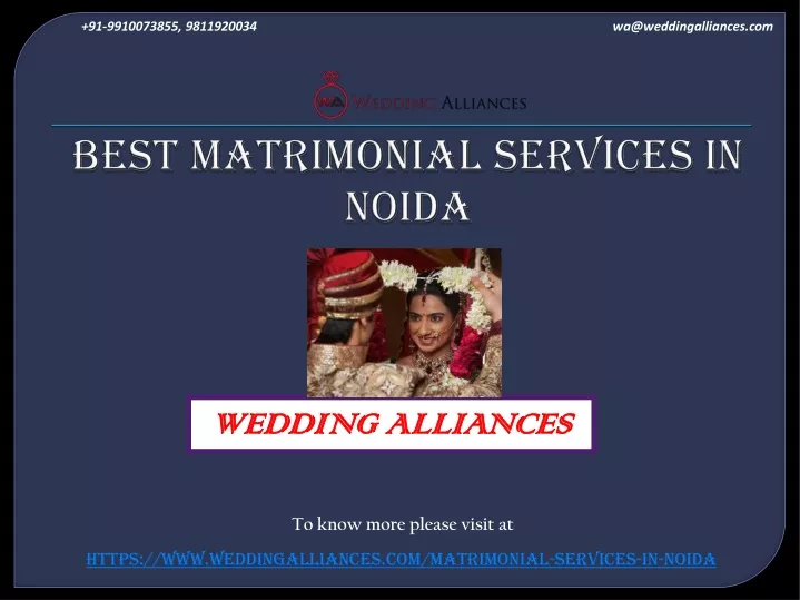 best matrimonial services in noida