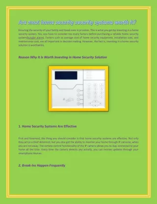 ensuring the security of your family and loved
