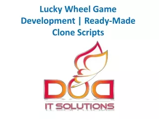lucky wheel game development ready made clone scripts