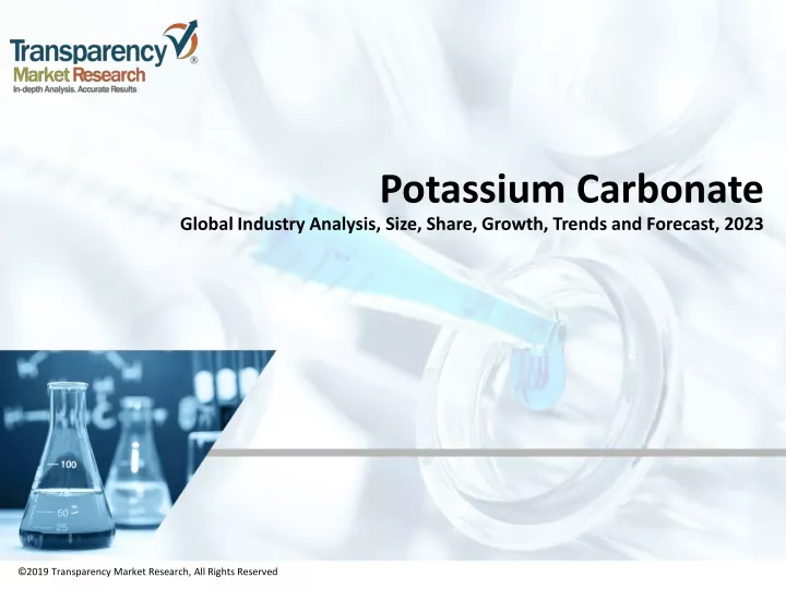 potassium carbonate global industry analysis size share growth trends and forecast 2023
