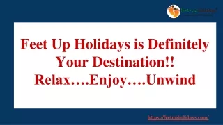 Feet Up Holidays is definitely your weekend destination with One day stay picnic spot near pune !! Relax….Enjoy….Unwind
