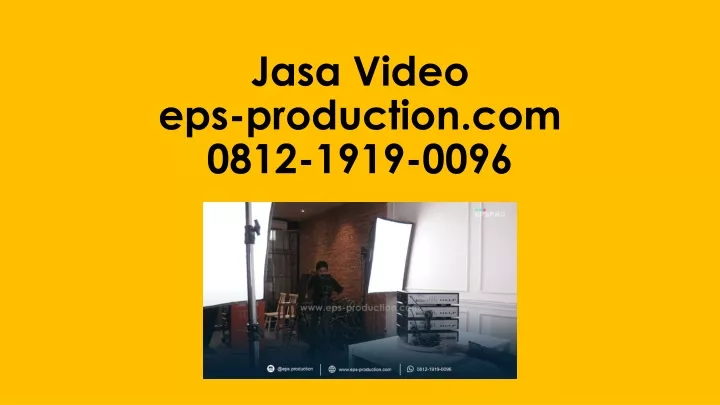 jasa video eps production com 0812 1919 0096