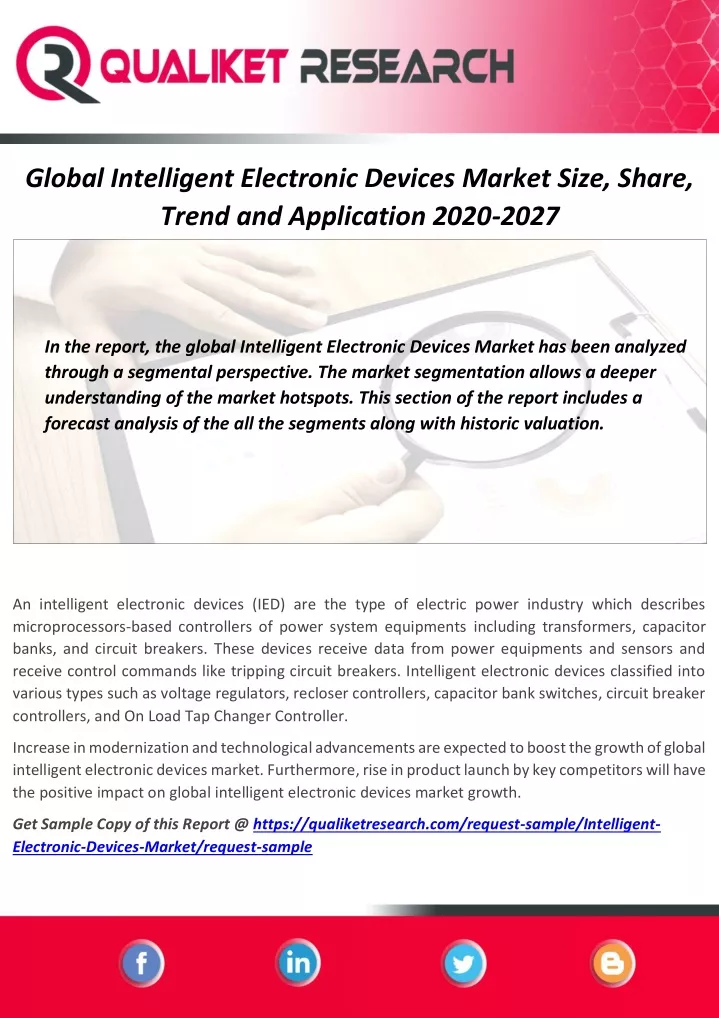 global intelligent electronic devices market size