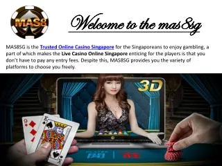 Online Gambling Portal Singapore, Singapore Online Casino
