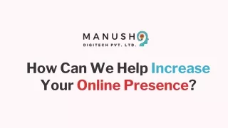 Digital Marketing Company in India - Manush Digitech
